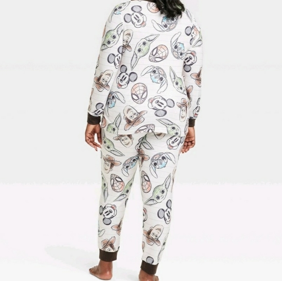 Women's Disney 100 Character 2-Piece Pajama Set Size XS - NWT - Picture 2 of 5